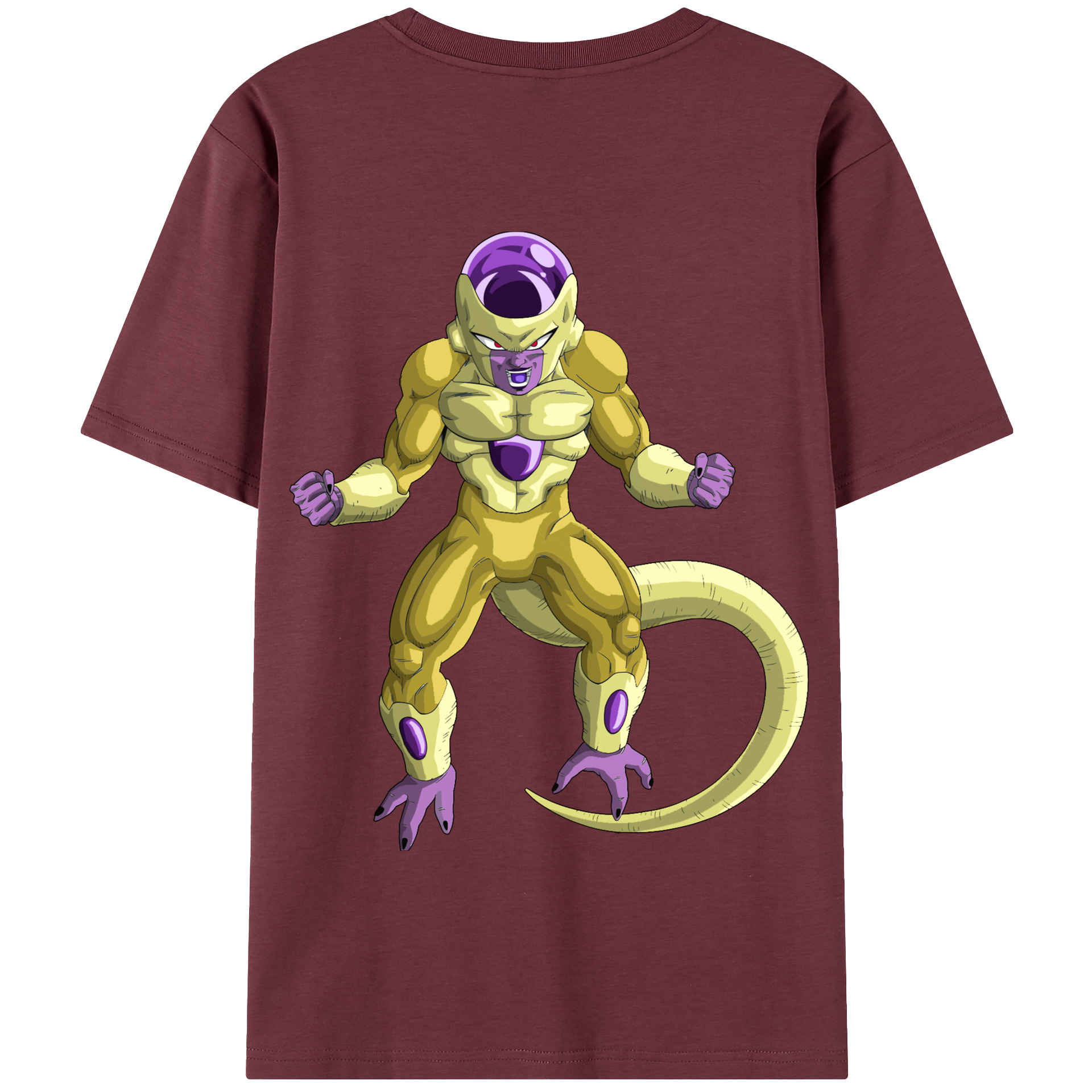 （画像用） ドラゴンボール フリーザ DRAGON BALL Frieza 綿100％半袖Tシャツ（背面プリント）